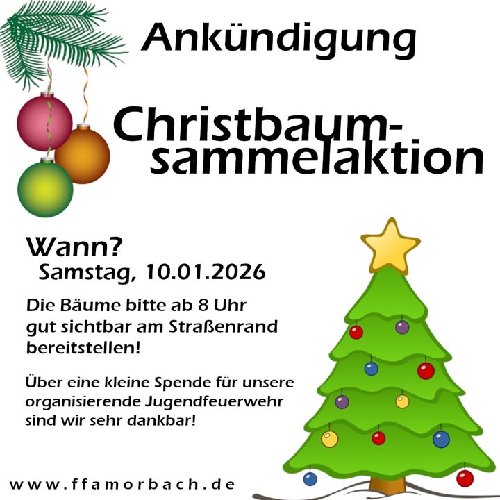 🎄 Christbaumsammeln 🎄